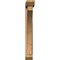 Ekena Millwork Thorton Slat Smooth Bracket w/ Offset Brace, Western Red Cedar, 5 1/2"W x 30"D x 42"H BKT0604X30X42THR06SWR - alternate 4
